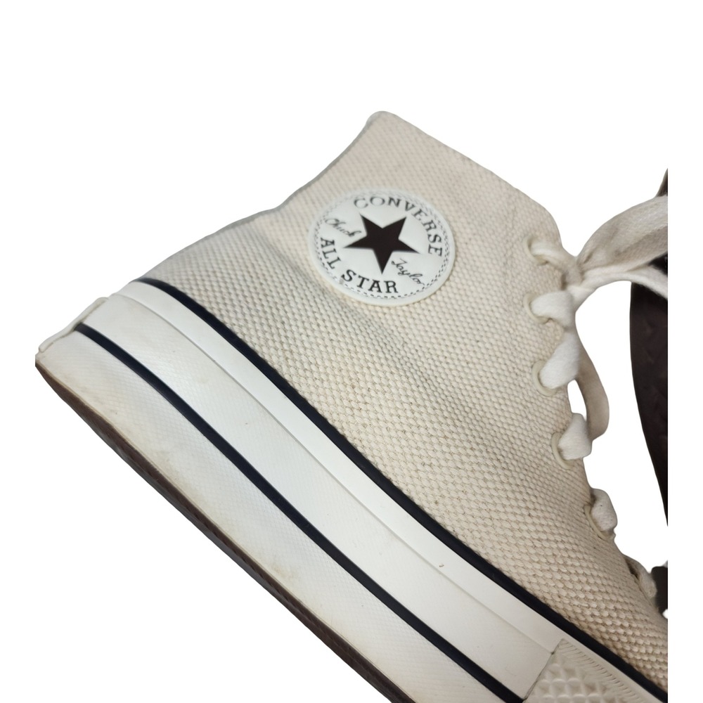 Converse Chuck Taylor All Star Lift High Platform Egret Cream A09093C Womens 8 - Picture 10 of 16